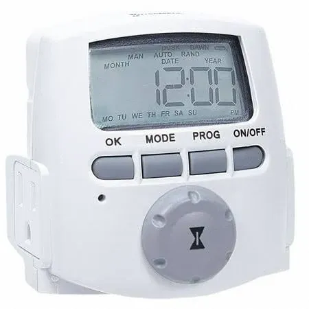 Intermatic DT620 Heavy Duty Indoor Digital Plug-In Timer