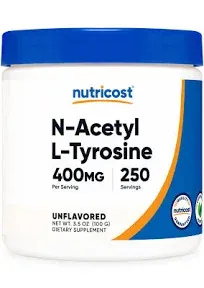 Nutricost Pure N-Acetyl L-Tyrosine (NALT) Powder 100 Grams