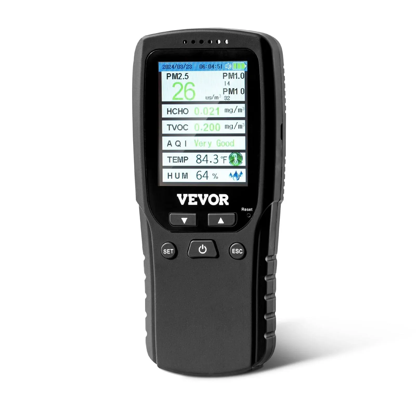 VEVOR 8-in-1 Professional Air Quality Monitor