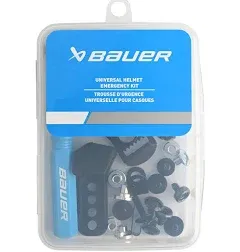 Bauer Universal Hockey Helmet Repair Kit | Screws Mask Cage Repair Snaps Fix