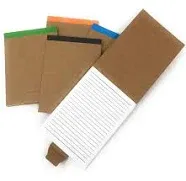 20 Bulk Fold Over Notepad Notebook Assortment - Made From 80% Post Consumer Recycled Paper …