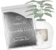 Reusable Litter Box Liners by Bundle & Bliss, 3-Pack - Easy to Clean, Non-Slip Litter Liners For Secret Litter Box - Durable Design, Waterproof, Scoop & Scratch-Resistant, Leak Proof, Machine-Washable