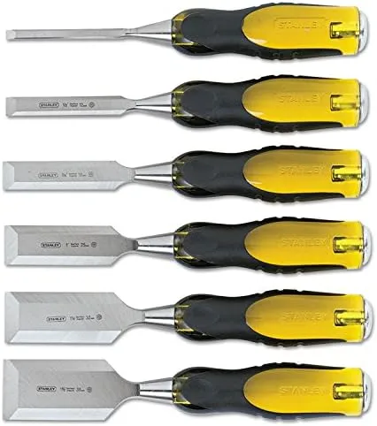 Stanley Fatmax 6 Piece Short Blade Wood Chisel Set