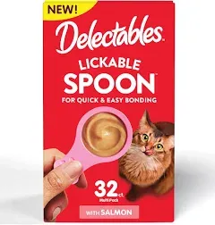 Hartz Delectables Lickable Spoon Interactive Lickable Cat Treats for Quick & Easy Bonding