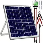 12V Solar Panel Charger Kit+8A Controller Suitable for Automotive, Motorcycle, B