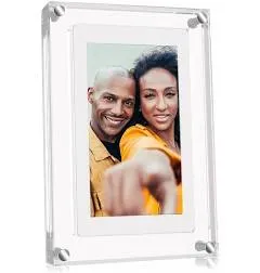 5 Inch Digital Picture Frame, Acrylic Video Frame, 1GB Memory, 1000Mah Built-In 