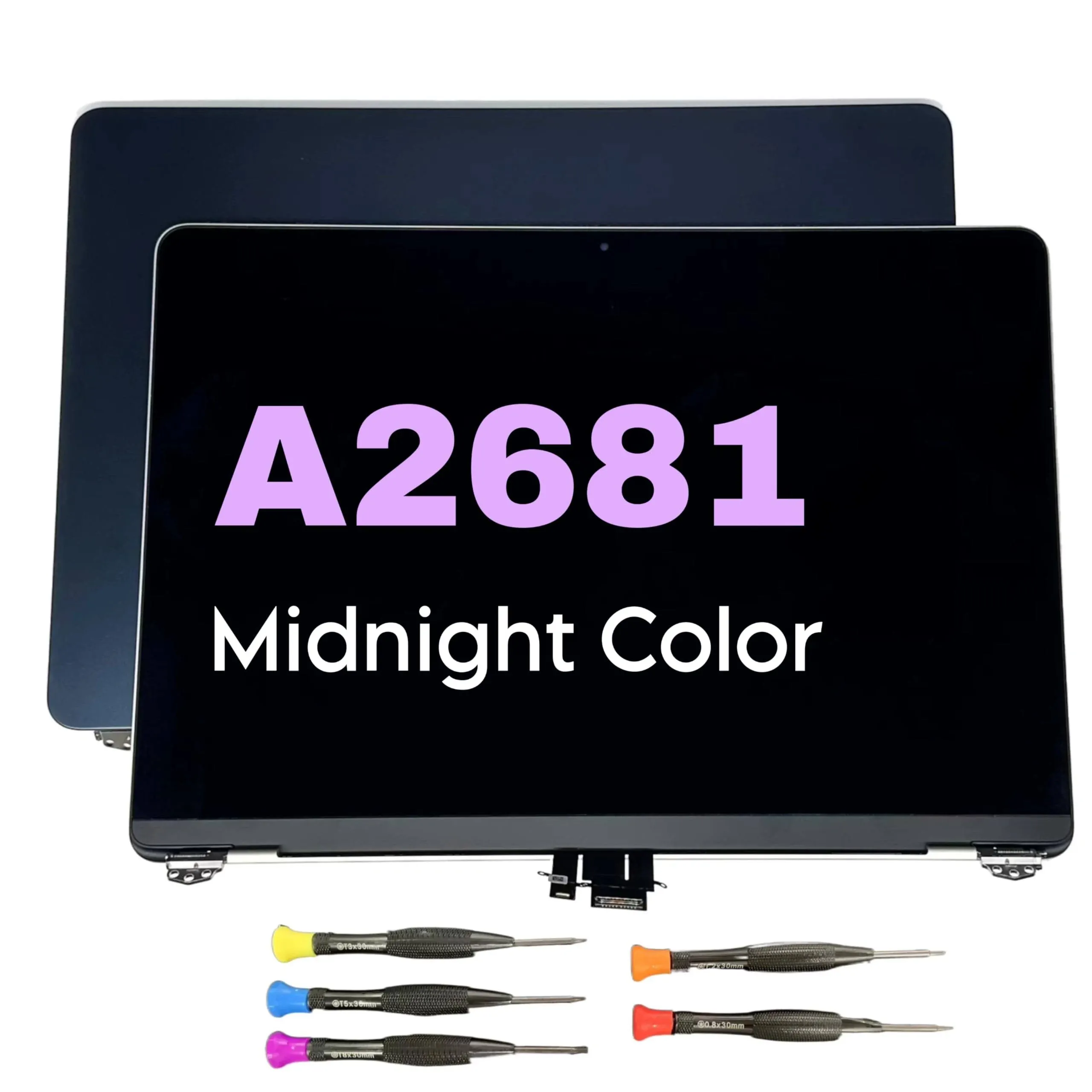 2022 Original New 13" A2681 LCD Screen for MacBook Air M2 EMC 4074 A2681 LCD Screen Replacement (Midnight)