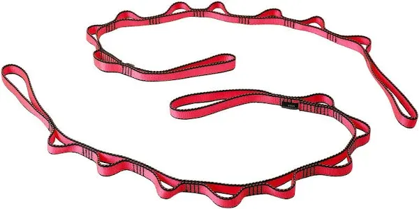 Nylon Daisy Chain Straps (Red), Adjustable, 2pcs, Strong, Ideal for Aerial Yo...