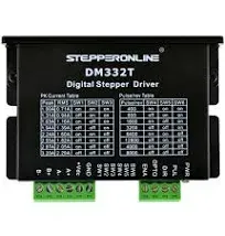 STEPPERONLINE DM332T Stepper Motor Driver 1.0-3.2A 10-30VDC for Nema 17,23 Motor