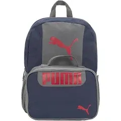 Puma Kids' Evercat Backpack & Lunch Kit Combo Youth Size Castlerock