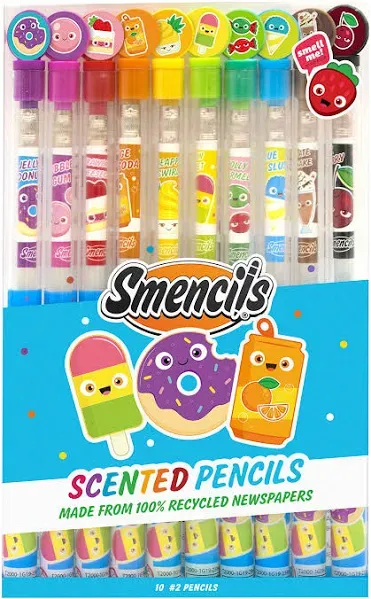 Scentco Graphite Smencils 5-Pack of HB #2 Scented Pencils