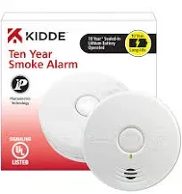 10-Year Worry Free Smoke & Carbon Monoxide Detector, Lithium Battery Powered with Photoelectric Sensor