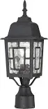 MISC 1-Light Textured Black 17-inch Post Fixture