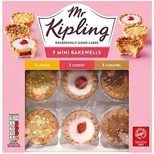 Mr Kipling Mini Bakewell Tarts 9 Pack, 220g