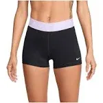 Nike Pro Women's White 3-Inch Shorts M