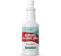 Isopropyl Alcohol (IPA) 99.9% Purity - USP/Medical Grade - Concentrated Rubbi...