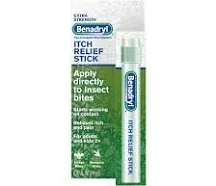 Benadryl Extra Strength Itch Relief Stick, 0.47 Oz