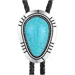 Bolo Tie Turquoise-West<wbr/>ern Cowboy Native American Bolo tie for Men