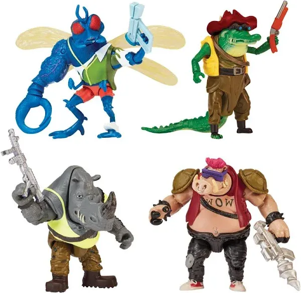 Teenage Mutant Ninja Turtles: Mutant Mayhem Basic Figure Mutant Bundle by Playma