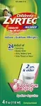 Zyrtec Allergy Syrup, Children's, Bubble Gum - 4 fl oz