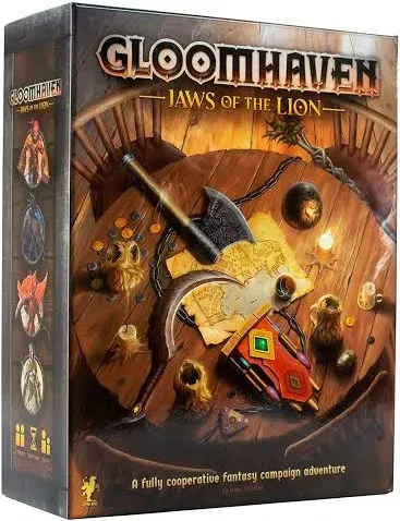 Cephalofair Games Gloomhaven: Jaws of The Lion Strategy Boxed Board Game~New