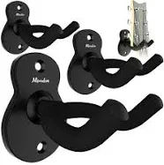 Guitar Wall Mount Hanger 4-Pack Moodve Metal Guitar Hanger Guitar-Shaped Guitar Wall Hanger