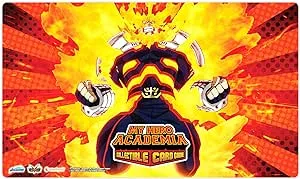 Jasco Games Asmodee Jasco My Hero Academia Collectible Card Game Series 3 Endeavor PLAYMAT | 18" by 24" Rubber Game Mat | Ages 14+ | 20-30 Minutes | Made by Jasco Games