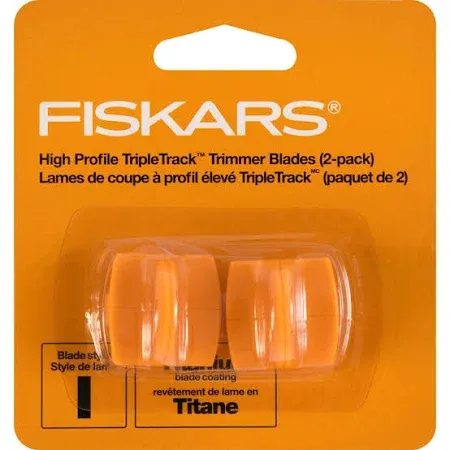 Fiskars Replacement Steel Blade Carriage for 12" Portable Trimmer (Pack of 2)