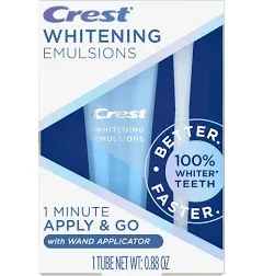 Crest Whitening Emulsions with LED Accelerator Light Leave-On Teeth Whitening Treatment