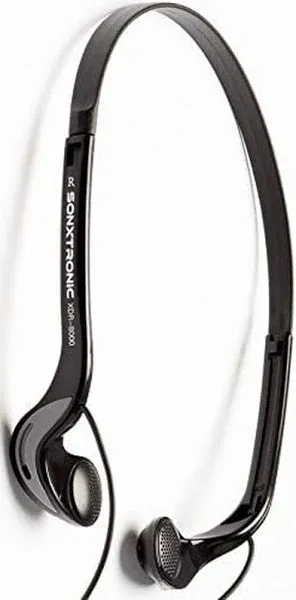 SONXTRONIC XDR-8000 Vertical in Ear Ultralight Sport WIRED Headband Headphones