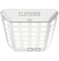 CLAYMORE 3Face Mini (Light Gray) - Lightweight and Portable LED Area Light for Outdoors, Camping, Tent, Emergency, and Industrial Use. Rechargeable Lantern with USB-C, Up to 60 Hours Battery Life.