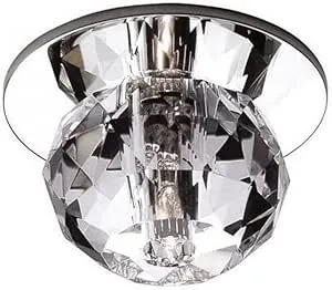 WAC Lighting DR-363LED-CL/CH Empress Crystal Recessed Beauty Spot in Clear and Chrome Finish