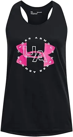 Under Armour Girls' Tech Big Logo Tank