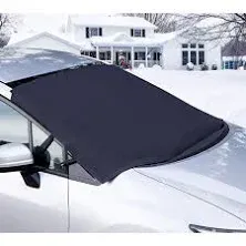 Auto Windshield Snow Sun Cover Tarp Ice Scraper Frost Removal Car Truck Van SUV