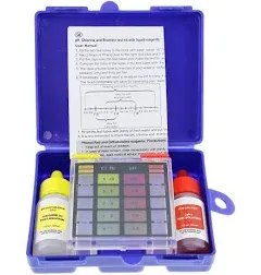 U.S. Pool Supply Standard 3-Way Swimming Pool & Spa Test Kit, Tests Water for PH, Chlorine and Bromine