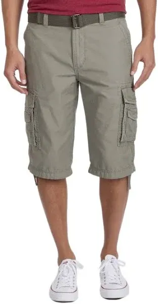 Men's Unionbay Cordova Messenger Belted Cargo Shorts