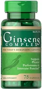 Puritan's Pride Ginseng Complex - 75 Capsules