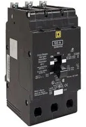 Square D EDB34100 Circuit Breaker