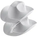 Plain White Cowboy Hat, Summer Hat, Western Party, Cowgirl Hat, Child Size New