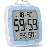 Digital Shower Clock with Timer - Waterproof Shower Timer for Kids &amp; Adults -...