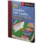 Smead Viewables Premium 3D Hanging Folder Tabs and Labels for Inkjet and Laser Printers, pack of 25 (64905)