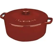 Cuisinart Chef's Classic Enameled Cast Iron 7-Quart Round Covered Casserole