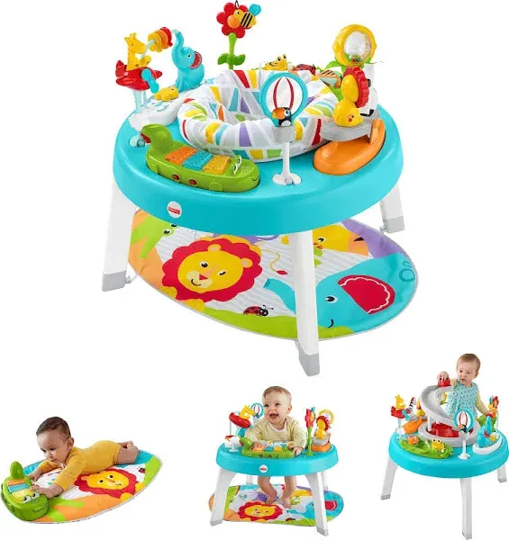 Baby to Toddler Toy 3-in-1 Sit-to-Stand Activity Center with Music Lights