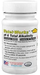 Industrial Test Systems 480005 Test Strips,Ph/Tota<wbr/>l Alkalinity,Pk5<wbr/>0