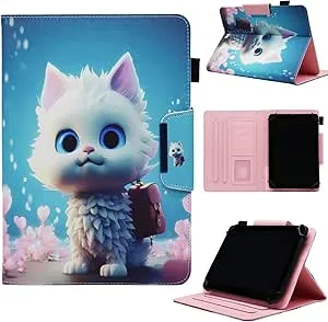 Universal 10 10.1 Inch Android Tablet Case, Dluggs PU Leather Stand Wallet Case Cover for 10 10.1 and All 9.5-10.5 Inch Tablet