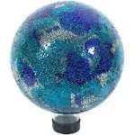 Echo Valley 10 in. Blue/Aqua Mosaic Gazing Globe