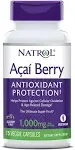 Natrol Antioxidant Protection, 1000 mg, Veggie Capsules, Acai Berry Extract - 75 veggie capsules