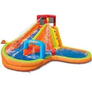 Banzai Kids Inflatable Outdoor Lazy River Adventure Water Park