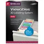 Smead 64910 Viewables Color Labeling System, Pack Refill, 3 1/2 Inch, Assorted, 100/Pack