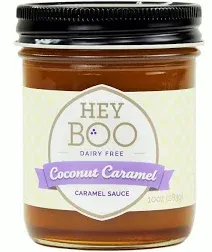 Coconut Caramel Sauce by Hey Boo - Delicious - No Corn Syrup - Vegan - Made in USA, 10 oz